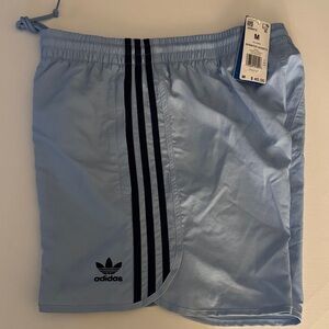 Adidas Running Shorts Mens Medium Zip Pockets Sprinter